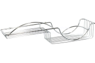 Olsen Spa KD02080053 Drôtená polička 49,2x12,5x12,5cm, pochrómovaná oceľ
