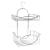 Olsen Spa KD02080273 Drôtená polička 25x14x47cm, pochrómovaná oceľ