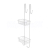 Olsen Spa KD02081423 Drôtená polička 17,5x17,5x43,5cm, nerez