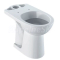 Geberit Selnova Comfort WC-kombi misa, Zadný vodorov odpad 670x360mm, Zvýšené, Biele, oblé