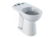 Geberit Selnova Comfort WC-kombi misa, Zadný vodorov odpad 670x360mm, Zvýšené, Biele, oblé