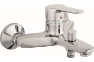 Rubineta UNO-10 Vaňová nástenná batéria 170mm, bez príslušenstva, Chróm