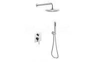 Besco DECCO/ILLUSION I Sprch podomietkový set s hlavov. ručnou sprch,hadica a držiak, Chró