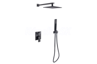 Besco MODERN/VARIUM I Sprch podomiet. set s hlavovou a ručnou sprch. hadica a držiak,Čiern