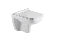 Hopa ADATTO WC závesné RIMLESS 35x55x37,5 cm, s WC sedátkom duroplast SLIM Soft-Close