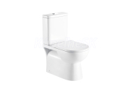 Hopa PROGETTO WC-kombi RIMLESS univerzálny odpad, s WC sedátkom duroplast SLIM Soft-Close