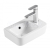 Olsen Spa PICCOLO MINI Umývadlo keramické 37x24,5x13,5cm, Pravé