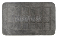 Ridder DELHI Kúpeľňová predložka 50x80 cm, 100% polyester, tmavo šedá