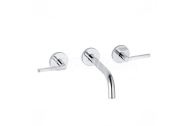 Kludi NOVA FONTE 3-otvorová umývadlová nástenná batéria DN 15, chróm  201440515