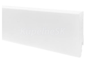 Home Inspire Water Pro Plus Soklová lišta 60mm tvrdené penové PVC dľžka 2,4m 6001 - Biela