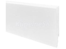 Home Inspire Water Pro Plus Soklová lišta 100mm tvrdené penové PVC dľžka 2,4m 1001 - Biela