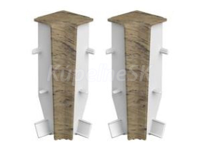 Home Inspire Water Pro Plus Vnútorny roh k lište 60mm PVC vo farbe 808 - Atény