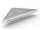 RAVAK Slim C Polička rohová 290x206x22mm, satin/chróm