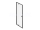Ravak NEXTY NDOP2-100, 2-dielne sprchové dvere do niky Black,Transparent 03OA0300Z1