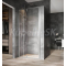 Ravak NEXTY NDOP2-120, 2-dielne sprchové dvere do niky Satin,Transparent + vešiak