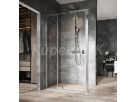 Ravak NEXTY NPSS-100 Pevná stena 100x195, Bright alu, Transparent
