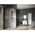 Ravak NEXTY NSKK3-80 štvrťkruh sprchový kút 80x80x195 krídl.dv. Black, Transp+vešiak