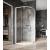 Ravak NEXTY NSKK3-90 štvrťkruh sprchový kút 90x90x195 krídl.dv. White/White, Transp+vešiak