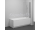 Ravak NVS1-80 Vaňová zástena 1-dielna pevná 80x140cm, Black, Transparent