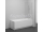 Ravak NVS1-80 Vaňová zástena 1-dielna pevná 80x140cm, Satin, Transparent
