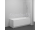 Ravak NVS1-80 Vaňová zástena 1-dielna pevná 80x140cm, Satin, Transparent