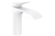 Hansgrohe VIVENIS 110 Umývadlová batéria stojánková bez výpuste, Biela matná 75022700