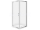 Cersanit ZIP Dvere do niky / Dvere pre sprchový kút 80x190cm, Chróm, Číre sklo S154-005