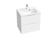 Ravak CLASSIC II SD 600 Skrinka pod umývadlo 60x45x58,5 biela/biela+Cleaner