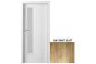 PORTA Doors SET Rámové dvere Laminát CPL, vzor 1.5, Dub Craft Zlatý, sk. činčila + zárubeň