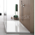SanSwiss LIVADA sprchová vanička, liaty mramor 70x120 cm + kryt sifónu Biela