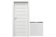 PORTA Doors SET Rámové dvere KONCEPT A0, plné, 3D fólia Borovica Andersen + zárubňa