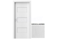 PORTA Doors SET Rámové dvere KONCEPT K0, plné, 3D fólia Borovica Andersen + zárubňa