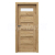 PORTA Doors SET Rámové dvere KONCEPT C1, sklo Matné, 3D fólia Dub Craft Zlatý + zárubňa