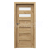 PORTA Doors SET Rámové dvere KONCEPT C2, sklo Matné, 3D fólia Dub Craft Zlatý + zárubňa