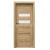 PORTA Doors SET Rámové dvere KONCEPT H2, sklo Matné, 3D fólia Dub Craft Zlatý + zárubňa
