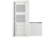 PORTA Doors SET Rámové dvere VERTE PREMIUM B.2 skloMat, 3Dfólia Borovica Andersen+ zárubeň
