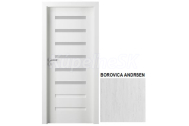 PORTA Doors SET Rámové dvere VERTE PREMIUM D.6 skloMat, 3Dfólia Borovica Andersen+ zárubeň