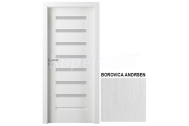 PORTA Doors SET Rámové dvere VERTE PREMIUM D.7 skloMat, 3Dfólia Borovica Andersen+ zárubeň