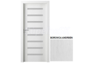 PORTA Doors SET Rámové dvere VERTE PREMIUM D.8 skloMat, 3Dfólia Borovica Andersen+ zárubeň