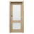 PORTA Doors SET Rámové dvere VERTE PREMIUM C.2 skloMat, 3Dfólia Dub Matný + zárubeň