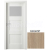 PORTA Doors SET Rámové dvere VERTE PREMIUM B.1 skloMat, 3Dfólia Dub Matný + zárubeň