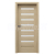 PORTA Doors SET Rámové dvere VERTE PREMIUM D.7 skloMat, 3Dfólia Dub Matný a zárubeň
