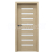 PORTA Doors SET Rámové dvere VERTE PREMIUM D.8 skloMat, 3Dfólia Dub Matný + zárubeň