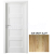 PORTA Doors SET Rámové dvere VERTE PREMIUM A.0 Plné, 3Dfólia Dub Craft Zlatý +zárubeň