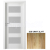 PORTA Doors SET Rámové dvere VERTE PREMIUM A.4 skloMat,3Dfólia Dub Craft Zlatý +zárubeň