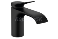 Hansgrohe VIVENIS 80 Umývadlová batéria stojánková s výpusťou s tiahl. Čierna mat 75010670