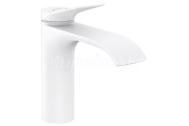 Hansgrohe VIVENIS 110 Umývadlová batéria stojánková s výpusťou s tiahl. Biela mat 75020700