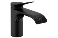 Hansgrohe VIVENIS 80 Umývadlová batéria stojánková bez výpuste, Čierna matná 75012670 7501