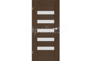ERKADO set MAGNÓLIA 1 rámové dvere presklené, CPL Laminát Wenge Dark ST+Zárubňa