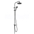Hansgrohe Vernis Blend Sprchový set-stĺp Showerpipe 200 1jet Reno EcoSmart, Čierna matná